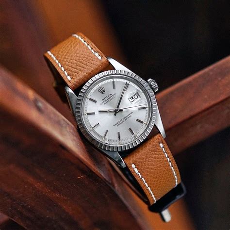 tan textured calf rolex datejust|Rolex Datejust wrist.